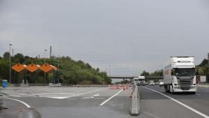 LA ROCA DEL VALLÈS 31/08/2022 Sociedad Repor sobre la AP7 , un año después de la retirada de los peajes. En la foto el tramo que va desde el antiguo peaje de la Roca a Sant Celoni. FOTO de RICARD CUGAT
