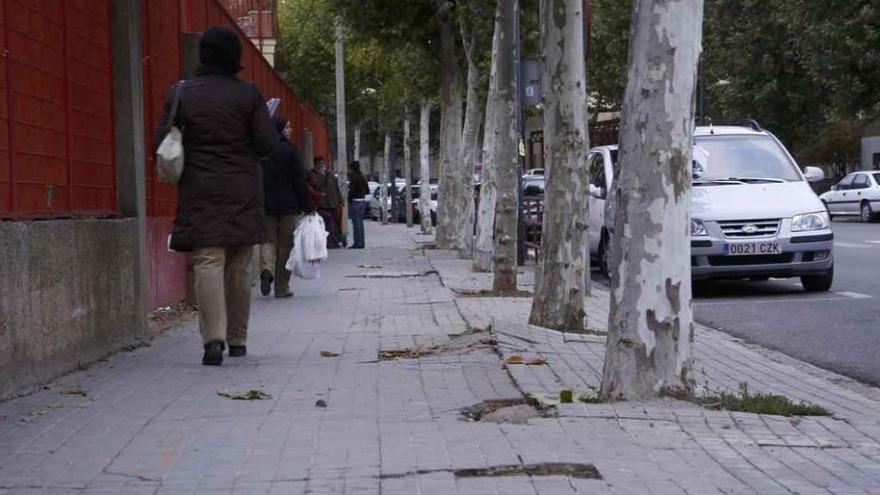 Calle Arapiles, donde se va a realizar la intervención para sustituir las tuberías.