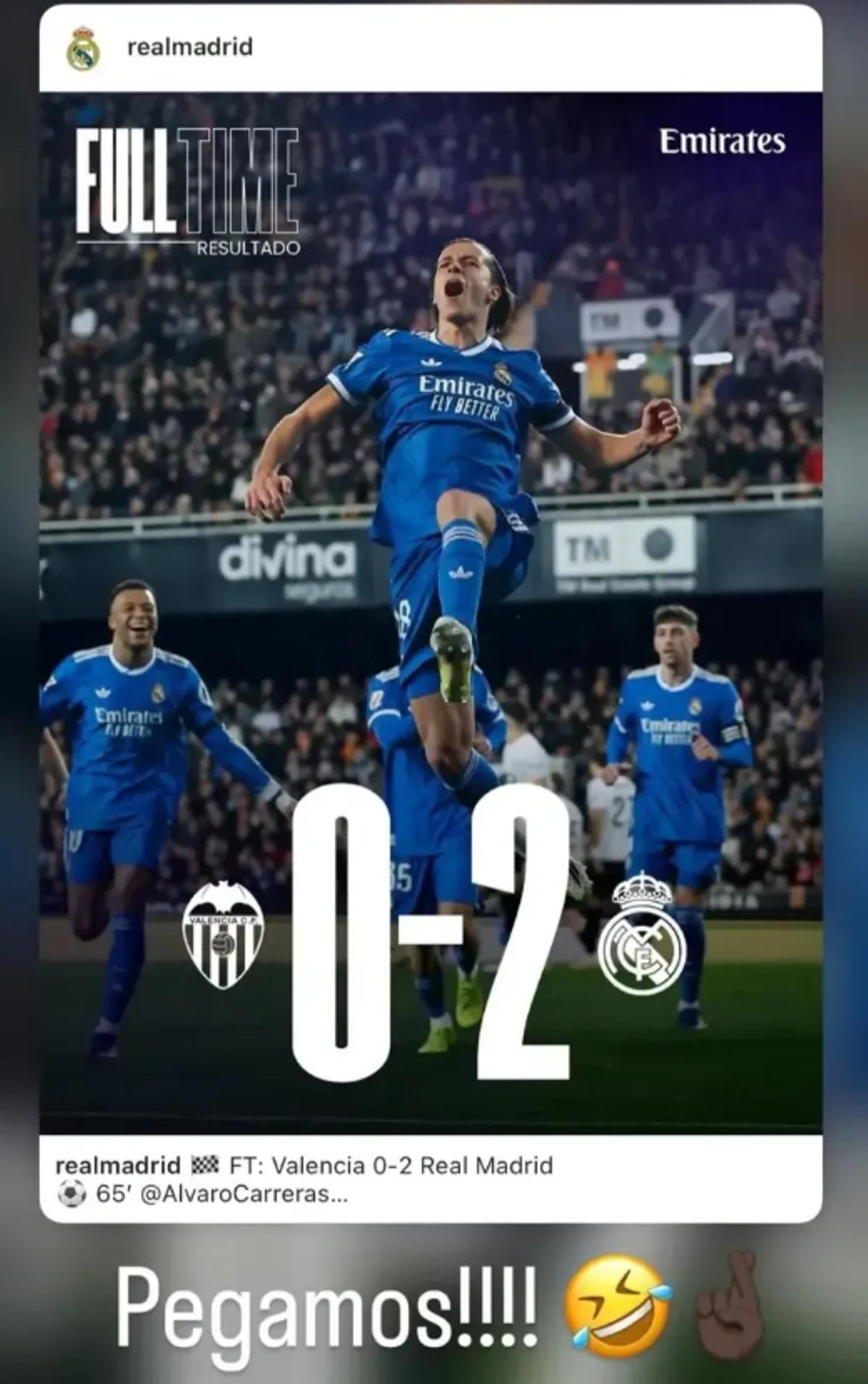 Vinícius Jr se ríe de la derrota del Valencia ante el Real Madrid en ...