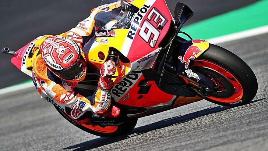 Marc Márquez, durante el Gran Premio de Austria de 2019.