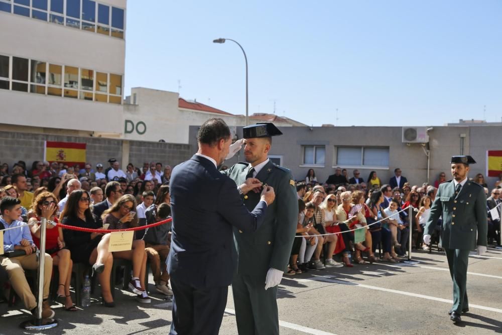 Misa y acto castrense en el cuertel de la Compañía de la Guardia Civil de Torrevieja y la Vega Baja el día de la Virgen del Pilar