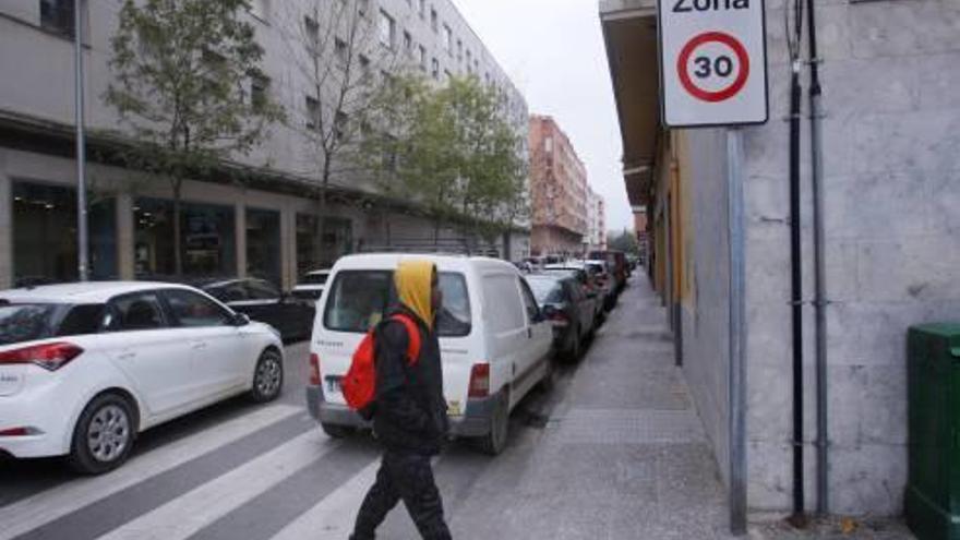 Girona compta amb diferents «zones 30», com és el barri de Sant Narcís.