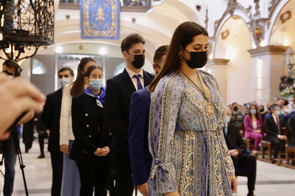 San Francisco acoge la misa en honor de la Dolorosa del Paso Azul de Lorca