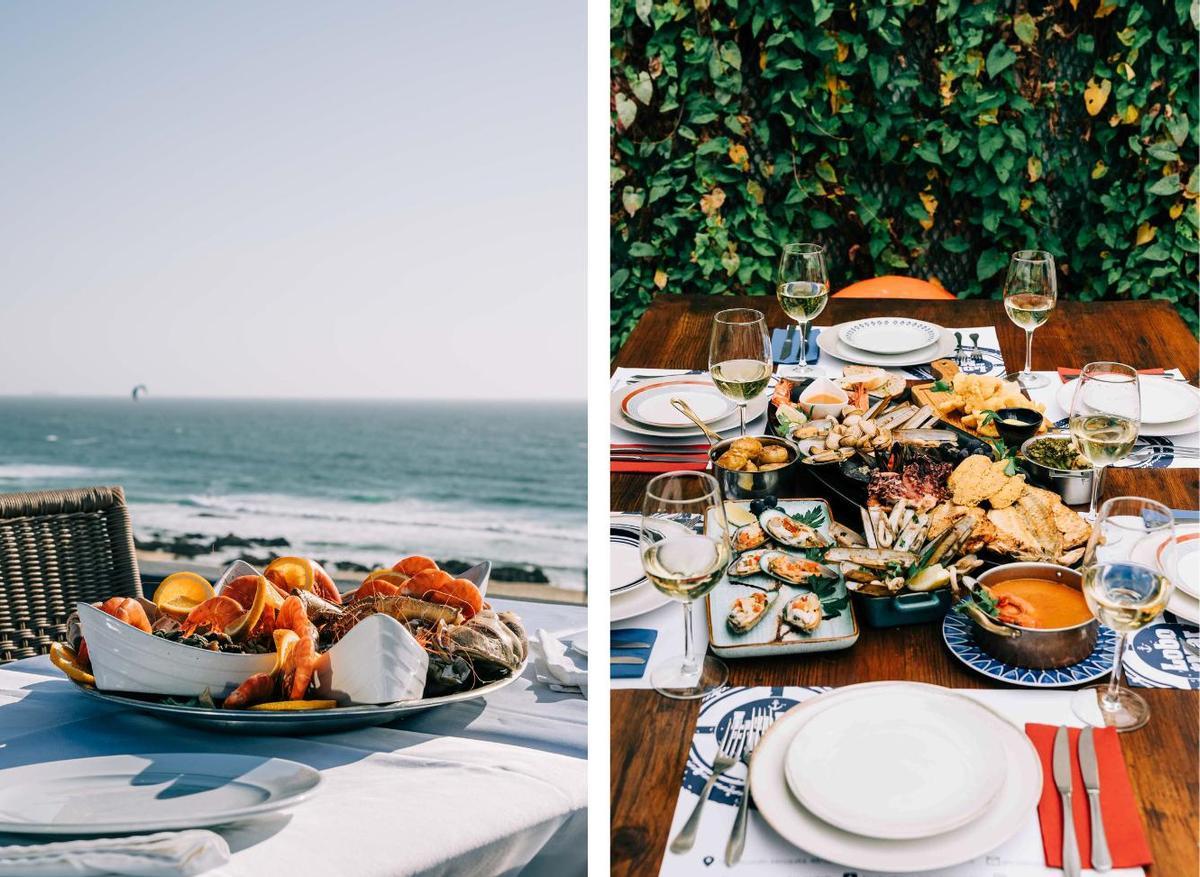 La restauración de Matosinhos es famosa por su pescado y marisco.