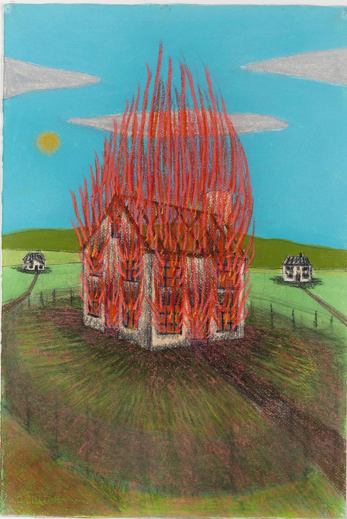 House on Fire, 2005, de John Davies.