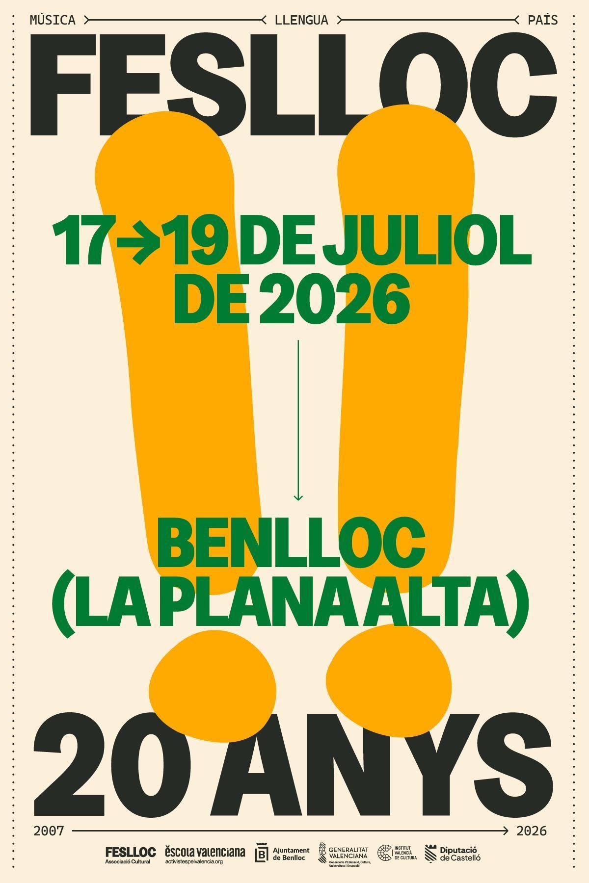 Cartel oficial del Feslloc edición 2026.