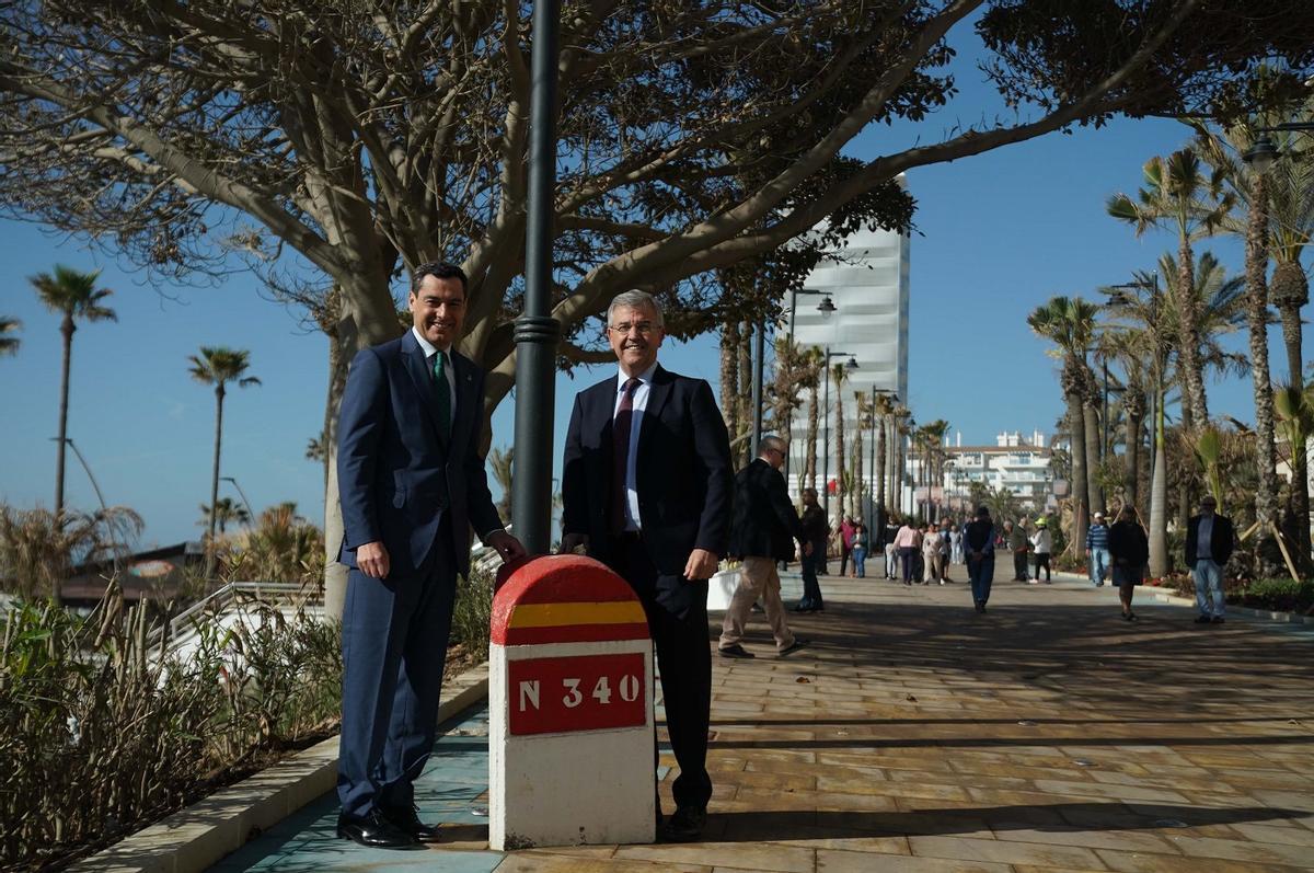 El Mirador del Carmen se alza junto a la nueva avenida de España, surgida tras la peatonalización de la antigua carretera nacional 340.