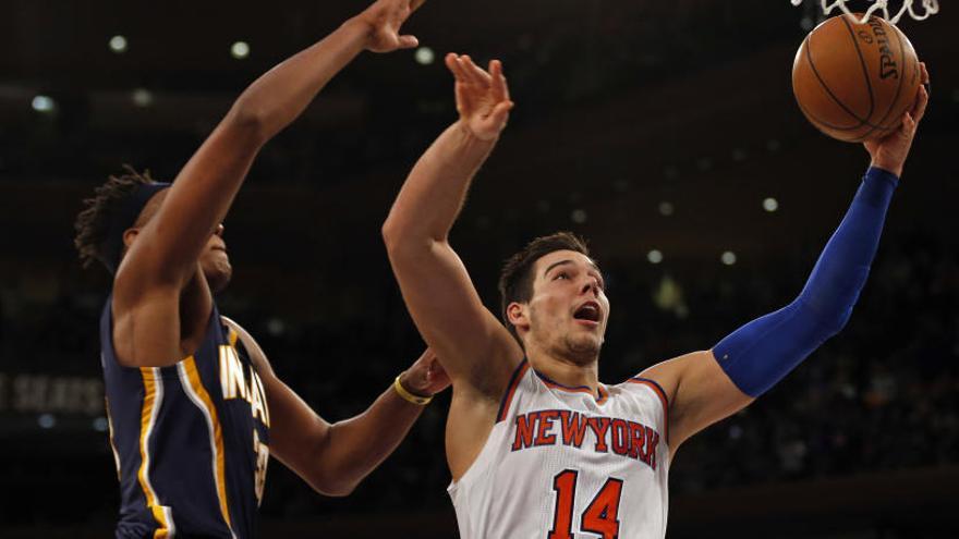 Willy Hernangómez, en el partido frente a los Indiana Pacers.