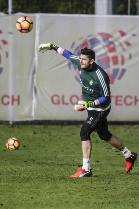 Entrenamiento del Real Oviedo