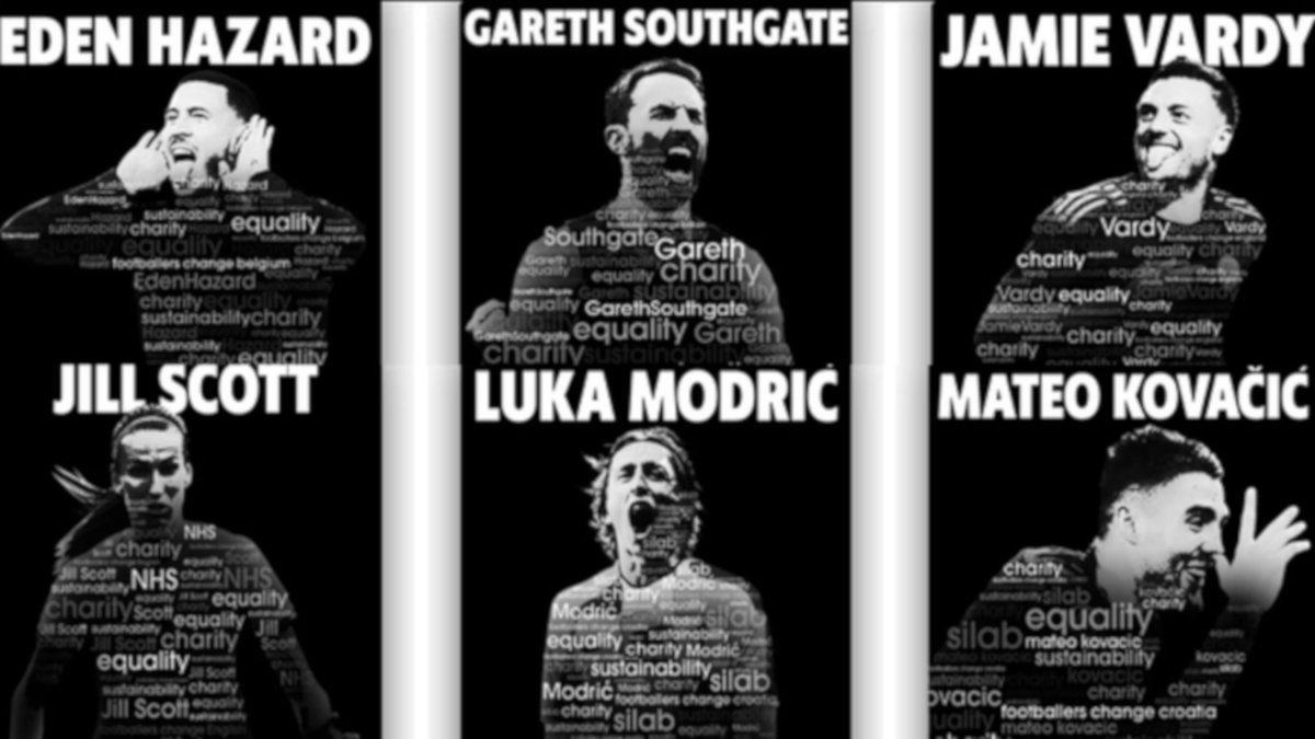 Modric, Hazard, Cesc, Vardy y más futbolistas unen sus fuerzas por una buena causa