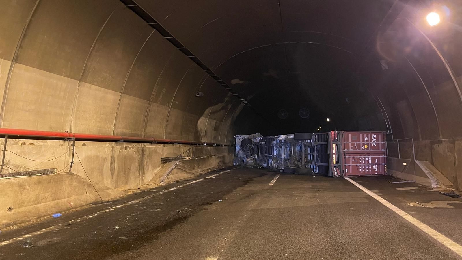 El túnel de Pilar de la Horadada tras el accidente