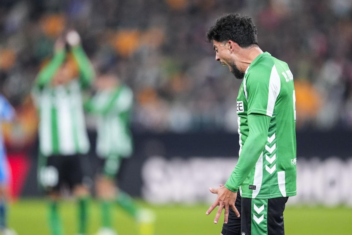 Pablo Fornals en el Betis-Utrecht de Europa League.