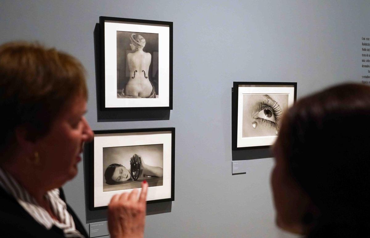 Exposición 'Man Ray. Fotografías selectas', en el Museo Thyssen de Málaga.