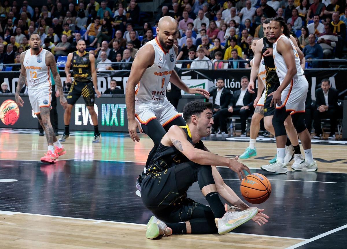 Partido La Laguna Tenerife CB Canarias - Galatasaray de los cuartos de final de la BCL