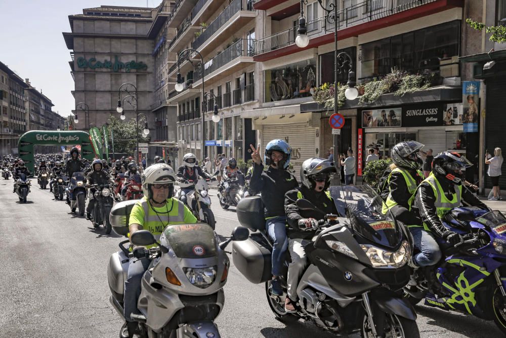 Más de 2.000 motoristas participan en ‘Moto Rock FM Mallorca’