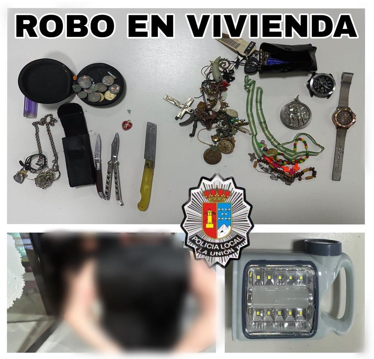 Imagen difundida por la Policía Local en su Facebook para informar del suceso.