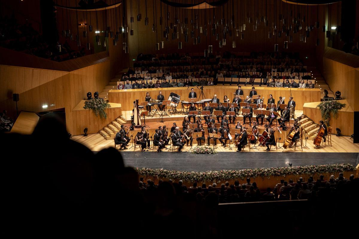 En imágenes |  El gran concierto de Año Nuevo colma de emoción una sala Mozart a rebosar El gran concierto de Año Nuevo colma de emoción una sala Mozart a rebosar