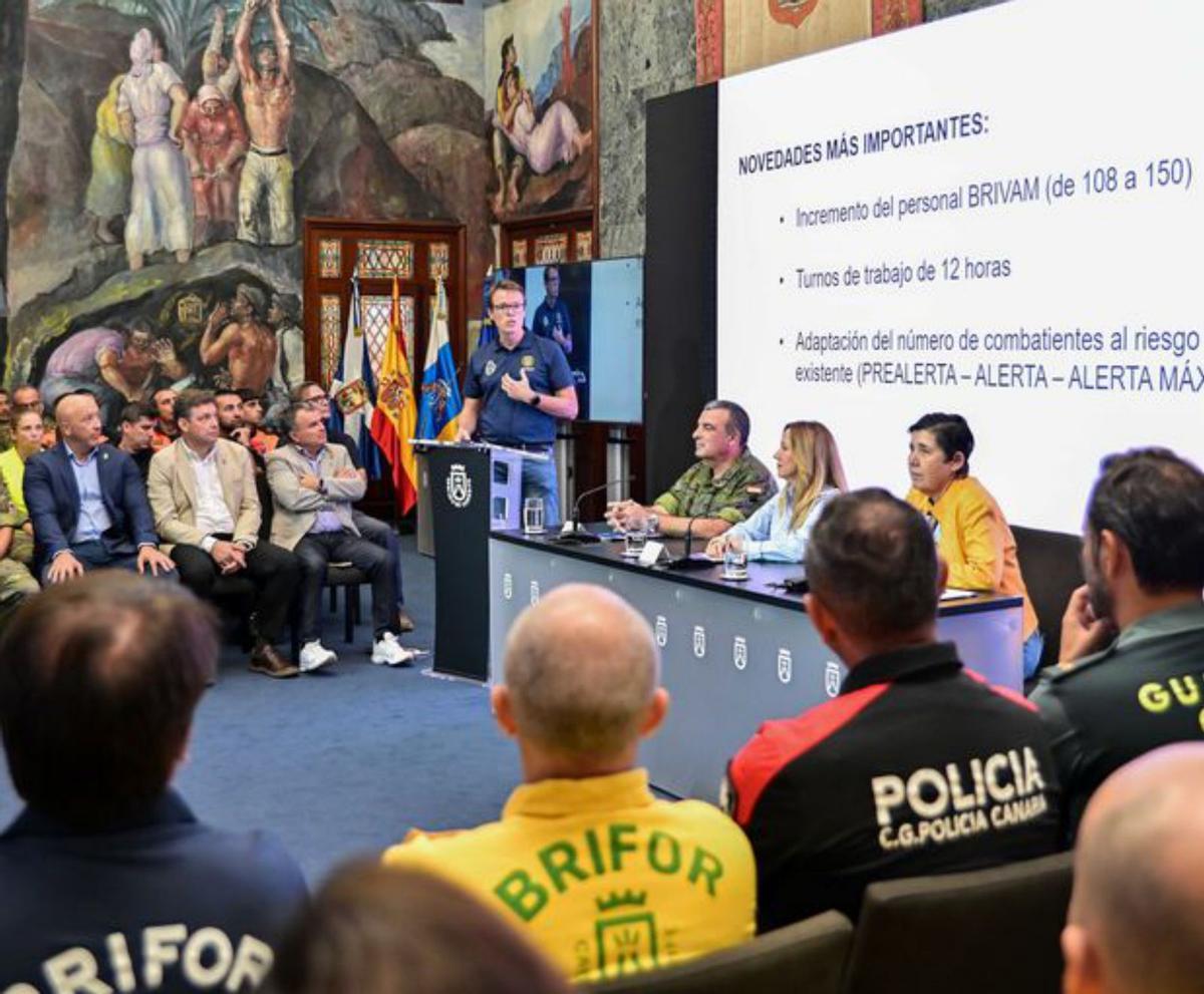 Tenerife activó su mayor despliegue contra incendios