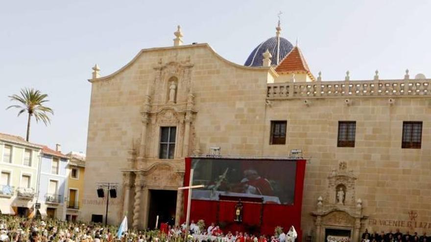 Fachada del monasterio en una imagen del pasado jueves.