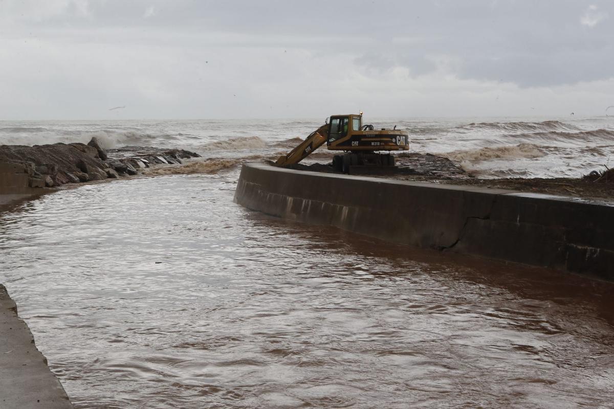 Nules toma medidas para proteger su litoral del temporal, imagen de archivo del litoral de Nules.