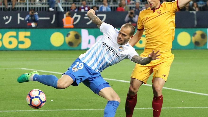 Sandro se ha gustado en los dos enfrentamientos en los que se ha medido al Sevilla esta temporada. En la imagen, durante el partido del lunes, en el que marcó un gol.