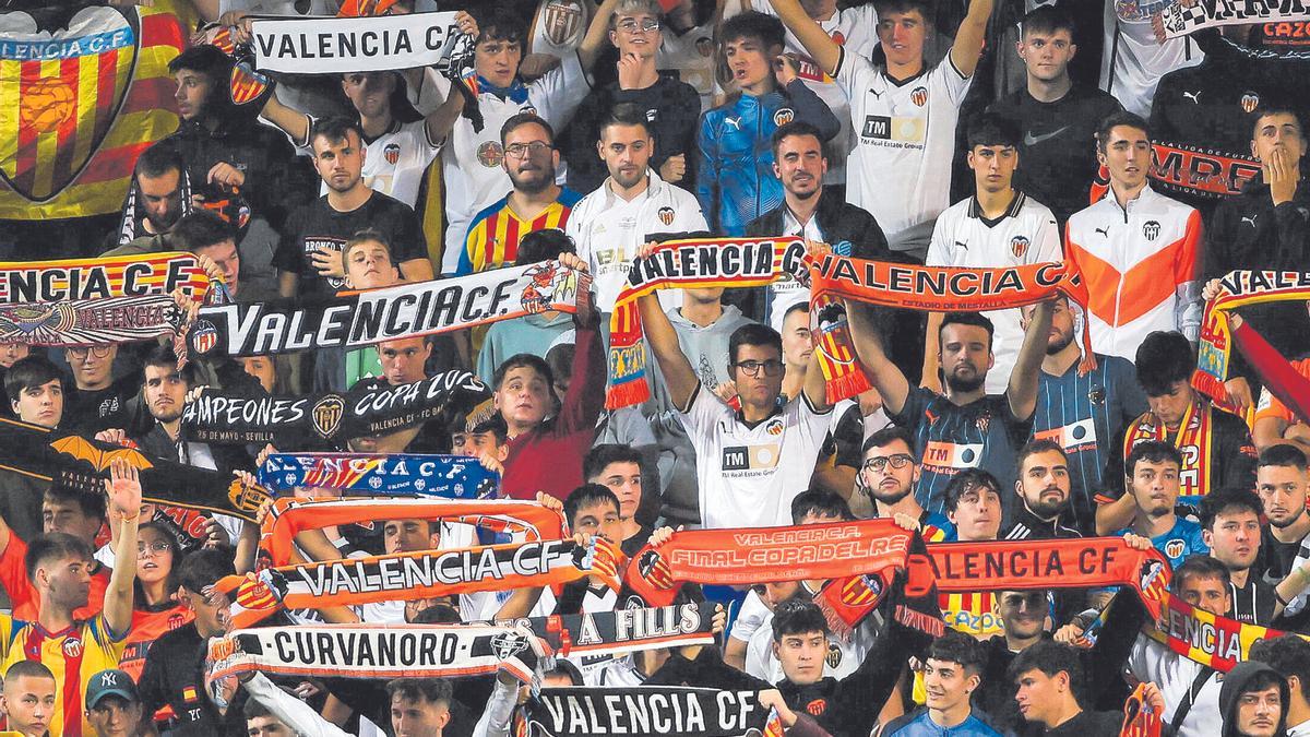 579 valencianistas acompañarán al equipo en el Santiago Bernabéu