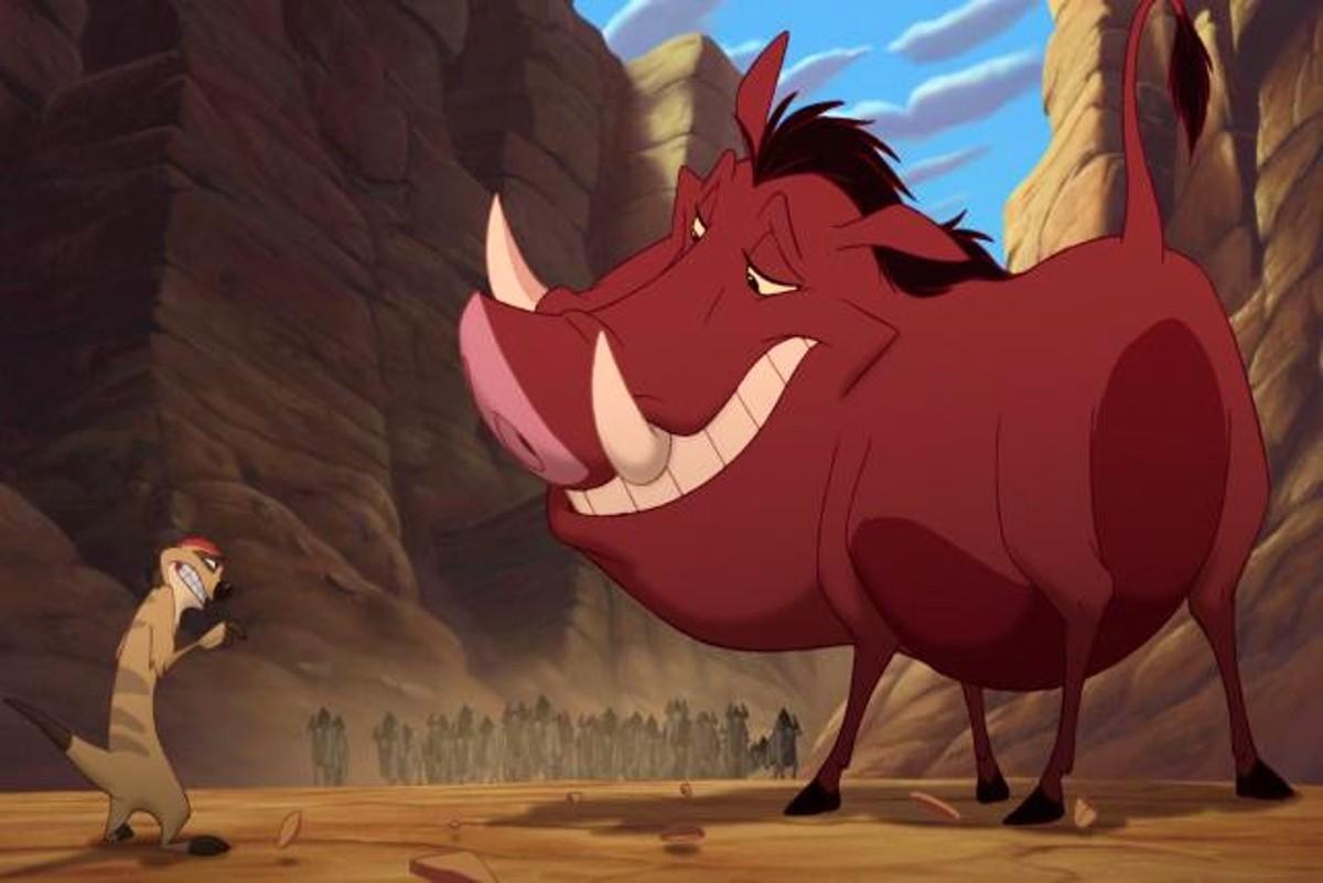 Pumba tiene el dudoso honor de ser el primer personaje Disney flatulento