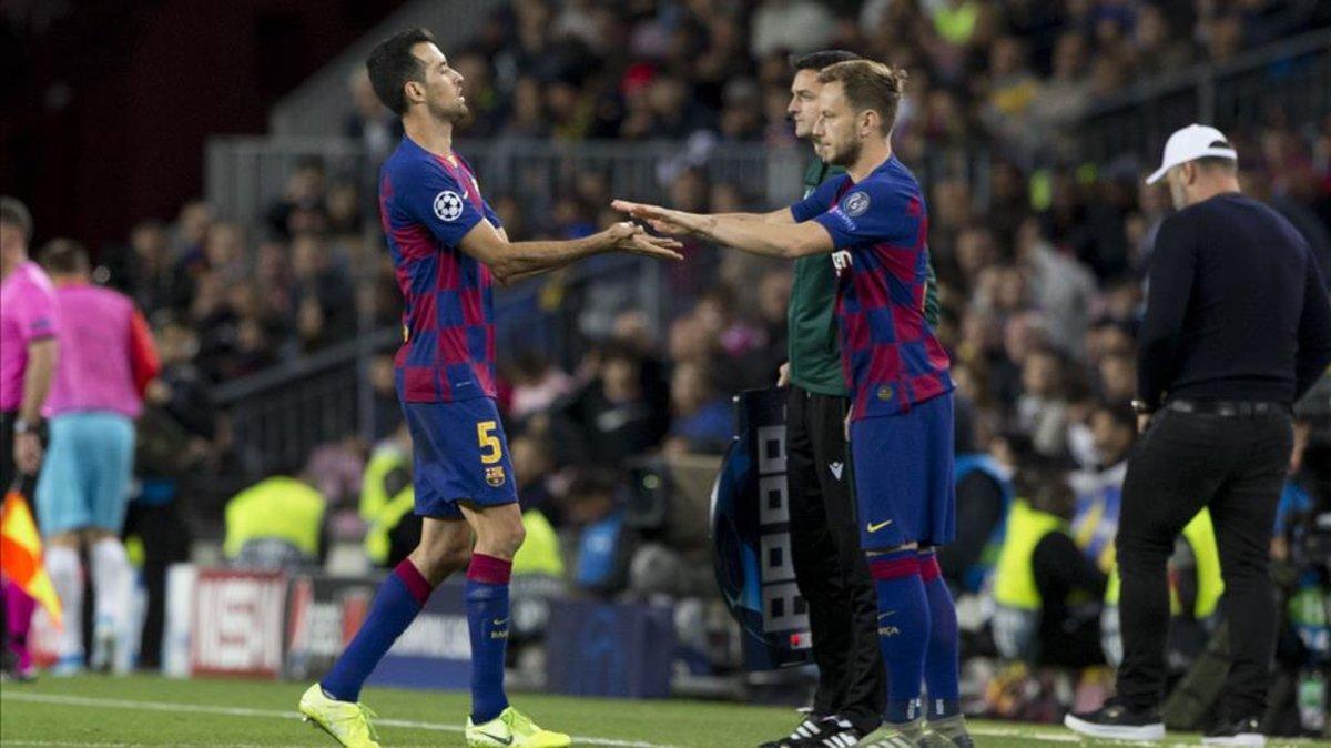 Busquets fue sustituido