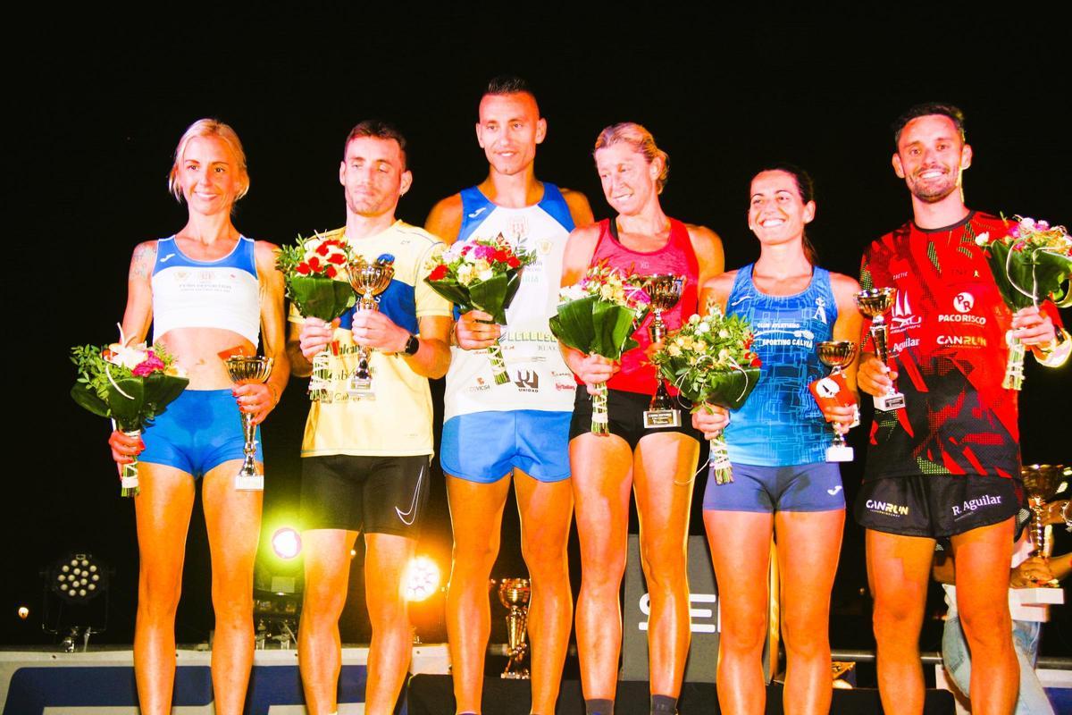 Podio de 10 Km en la Cursa Nocturna Sa Murada Ser Runner 2023