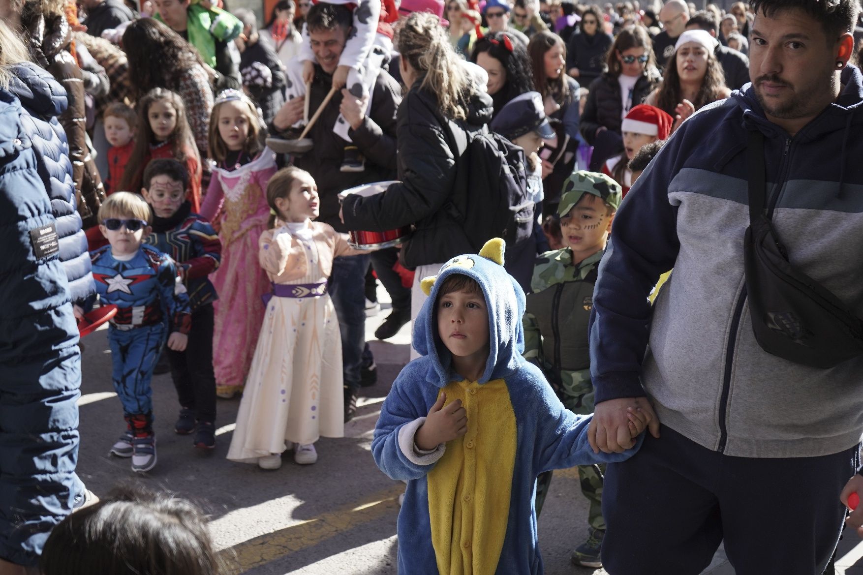 El Carnaval infantil de Sallent, en imatges