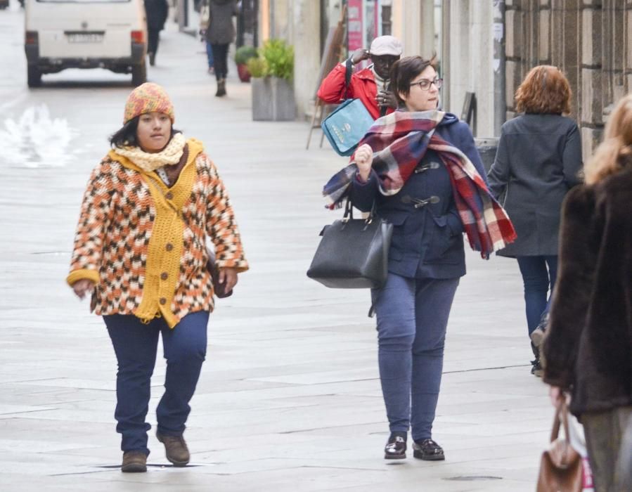 La ola de frío roza A Coruña