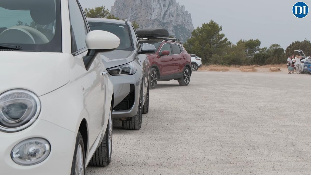 El aparcamiento privado de Cala d’Hort reabre de forma provisional hasta octubre