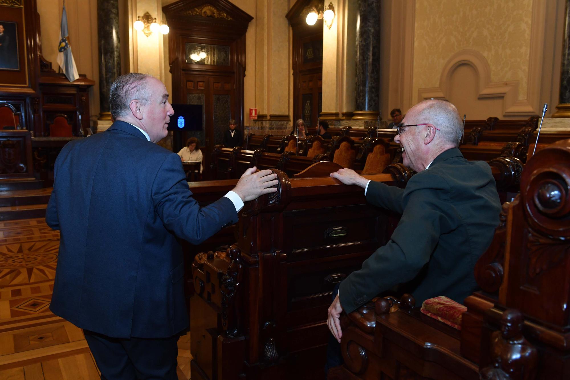 Pleno en A Coruña, el último de la legislatura antes de las elecciones municipales del 28-M