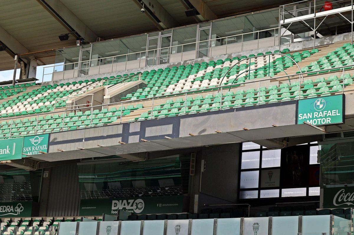 El antiguo marcador de la zona de Tribuna.