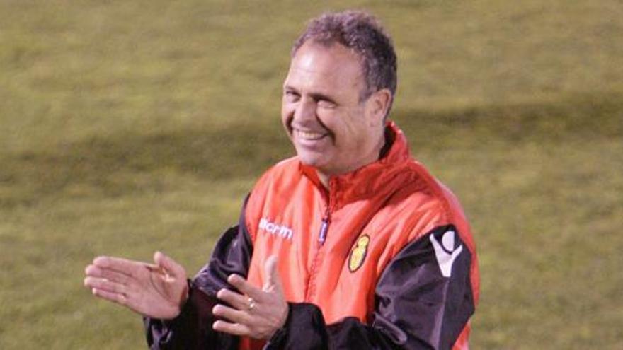 El entrenador del RCD Mallorca.