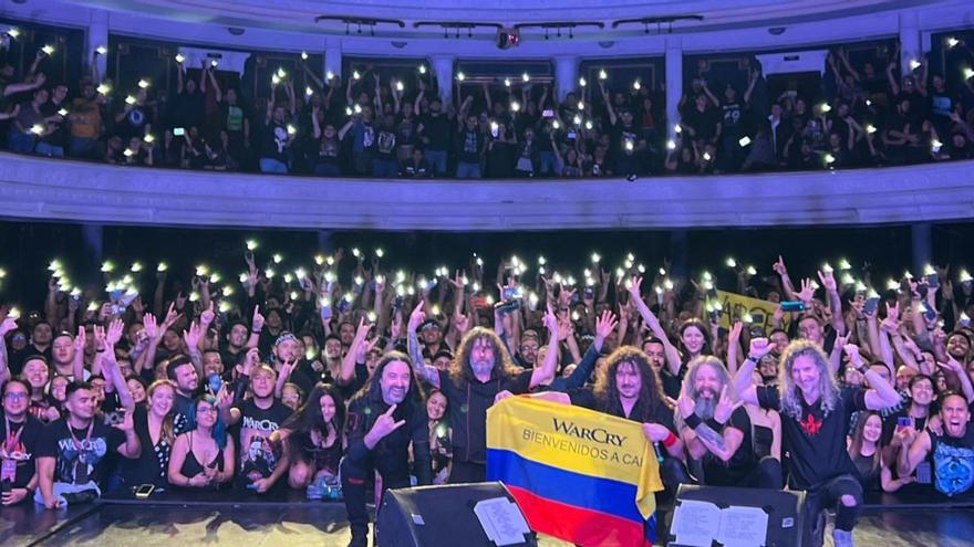 El grupo asturiano &quot;WarCry&quot; cierra una exitosa gira por Colombia con varios llenos