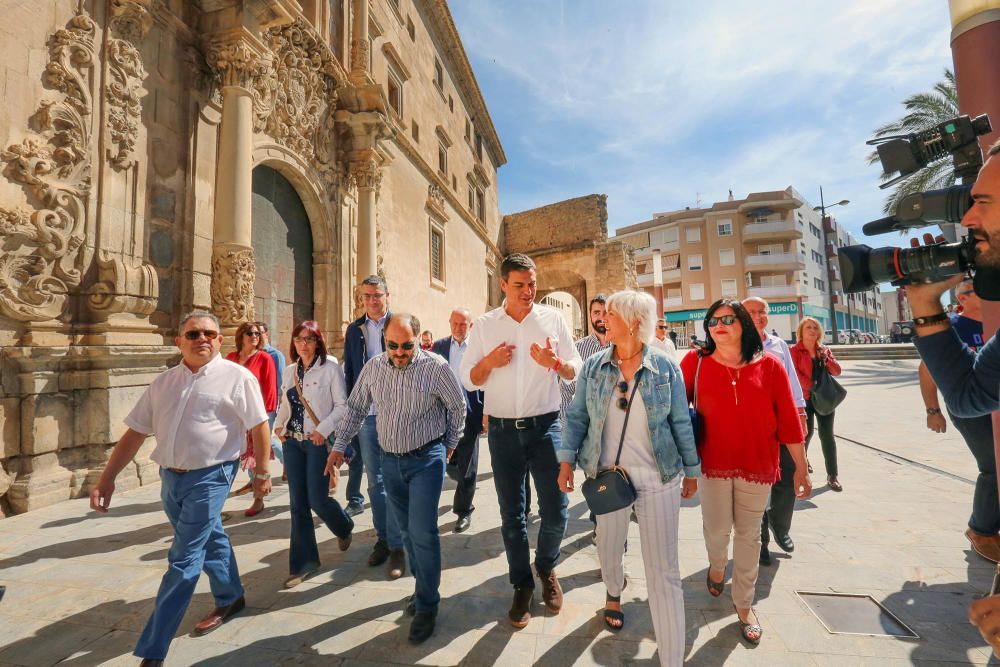 Visita de Pedro Sánchez a Orihuela