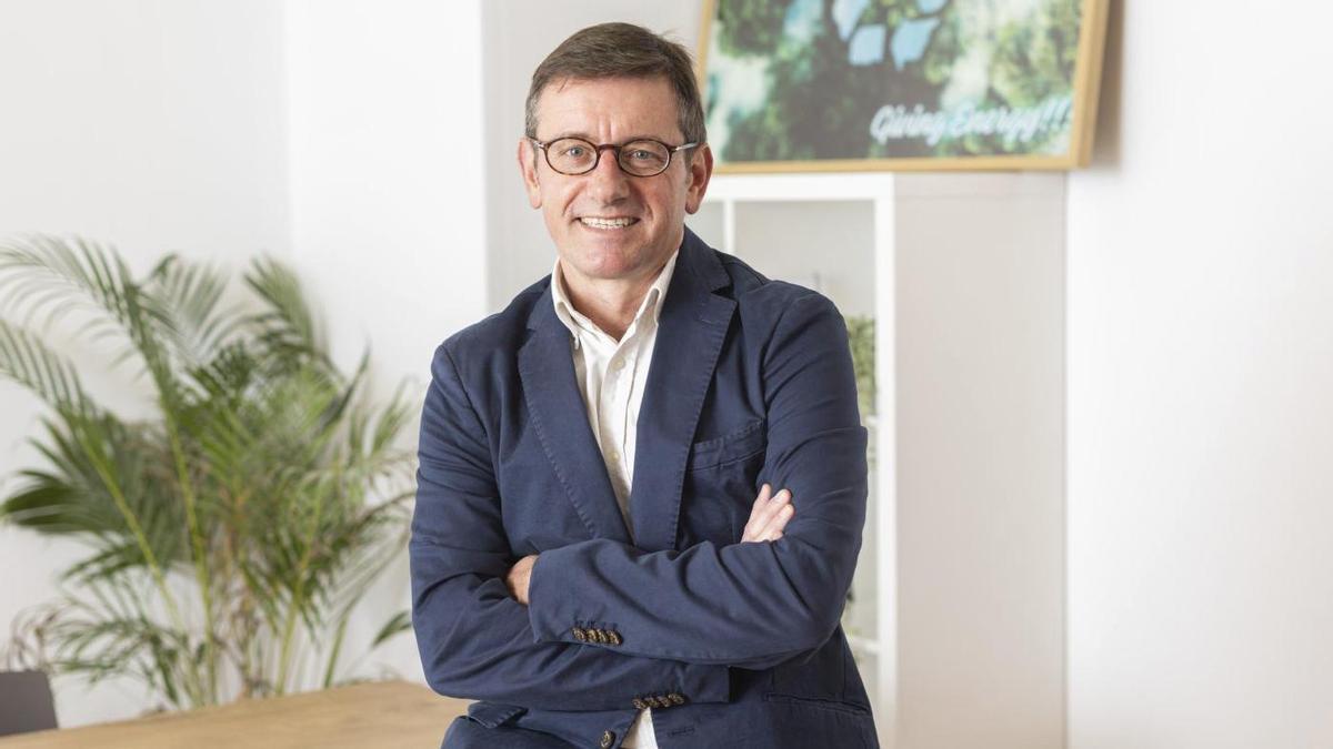 Javier Alcalá, director general de Batteryfly, que ha apostado por Zaragoza para su gran proyecto industrial. | SERVICIO ESPECIAL