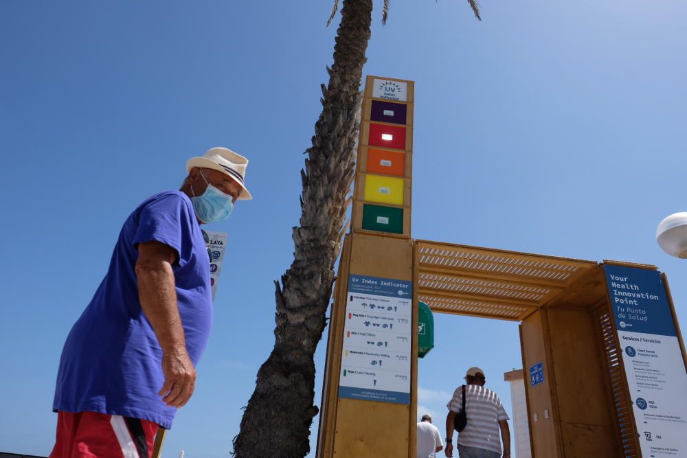 Un "solmáforo" en Orihuela Costa detecta la radiac