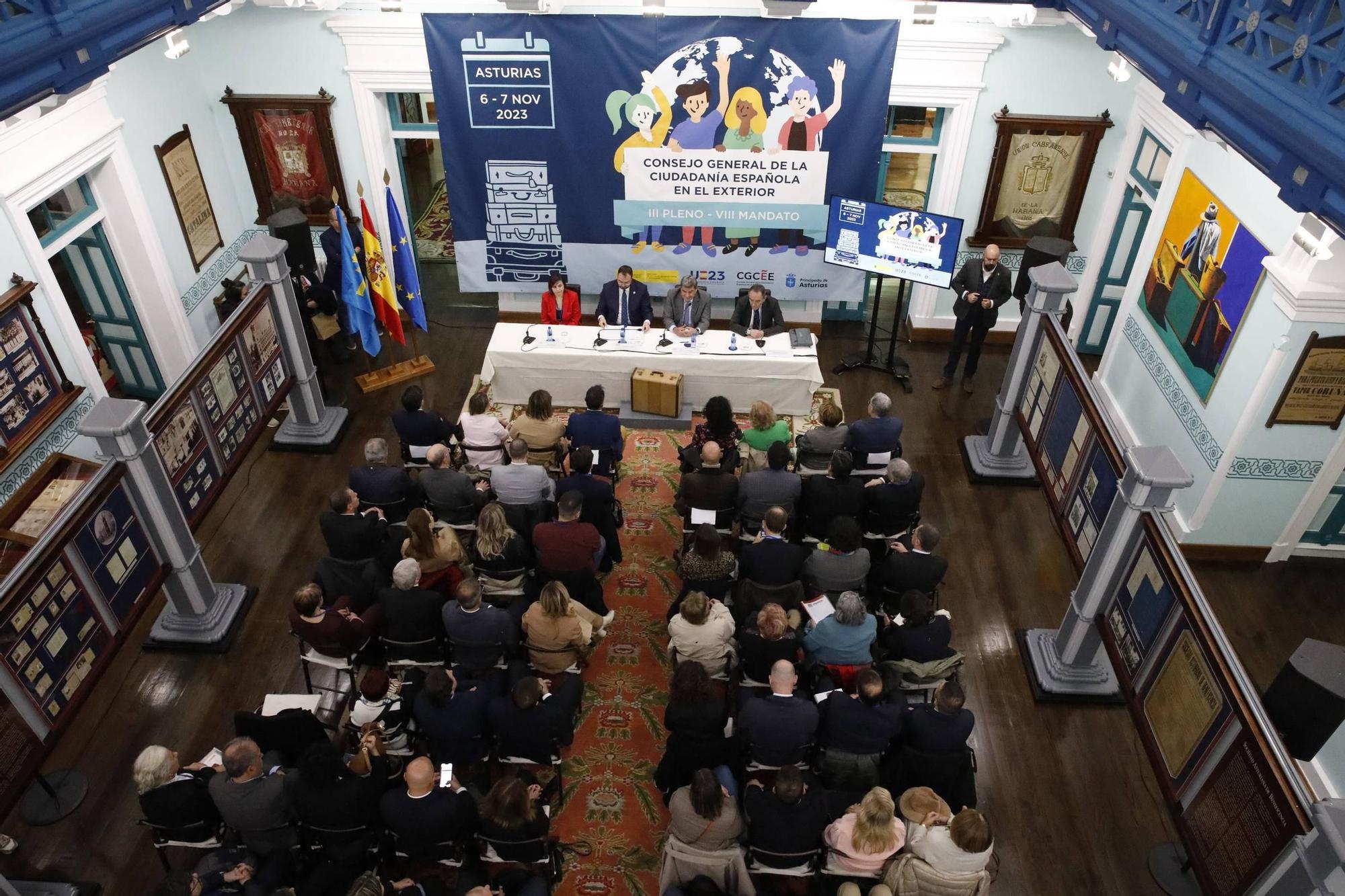 EN IMÁGENES:  Así fue el Pleno del Consejo General de Ciudadanía Española en el Exterior celebrado en el Museo de la Emigración-Archivo de Indianos en Colombres