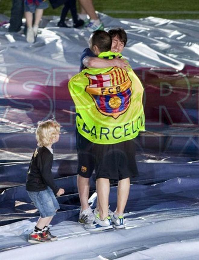 El Camp Nou acogió la fiesta de la Liga