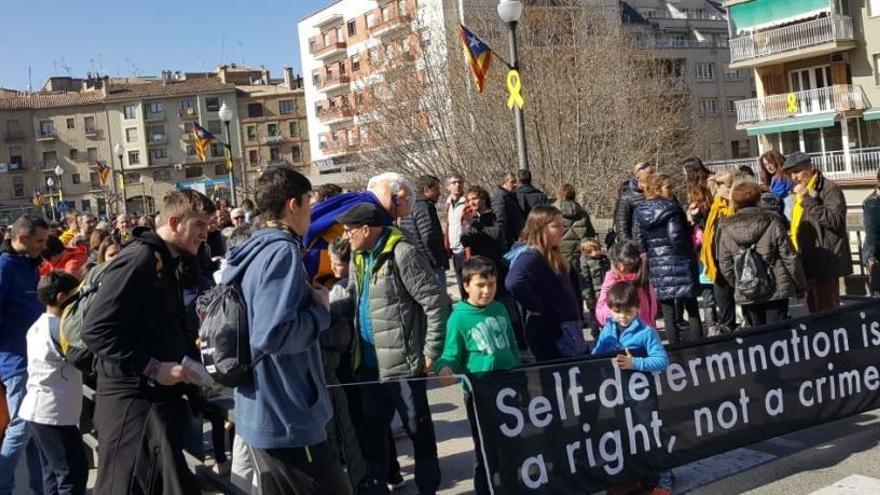 Manifestació independentista a Solsona