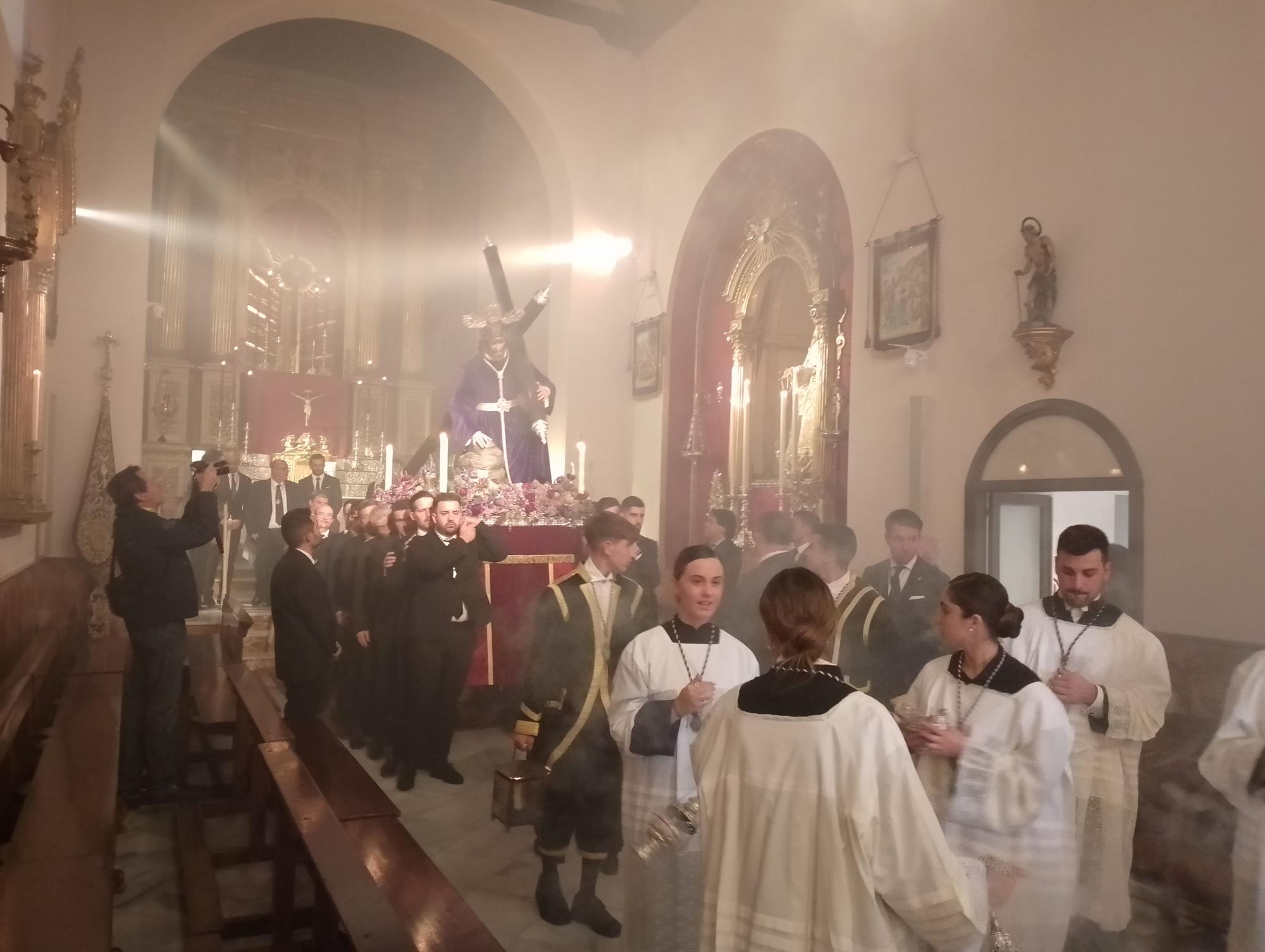 El Nazareno de los Pasos vuelve a presidir el vía crucis oficial de Málaga