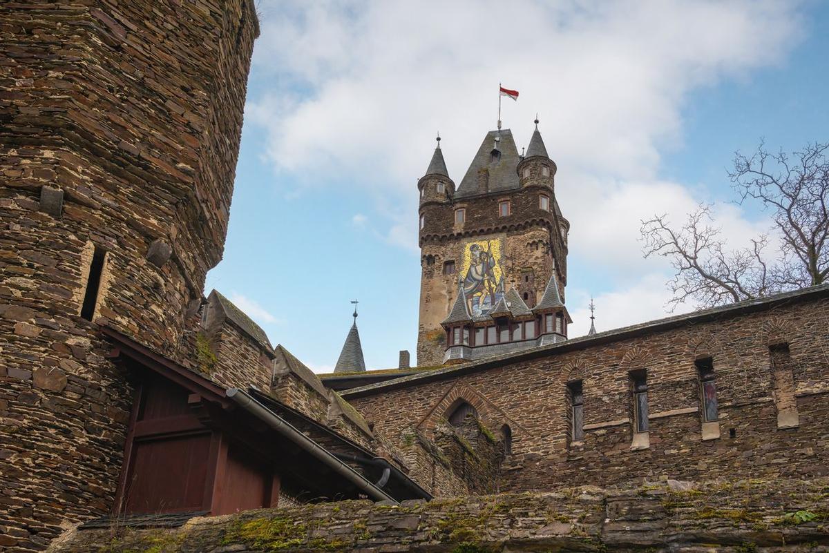 Detalle del castillo de Cochem.
