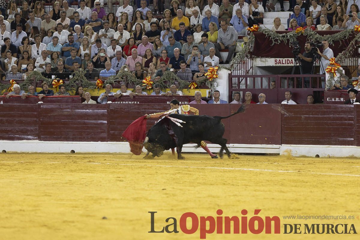 Tercer festejo de la Feria Taurina de Murcia (Talavante, Paco Ureña y Roca Rey), en imágenes