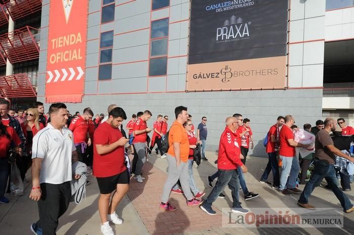 Tensión en la puerta de Nueva Condomina