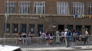 Familias del Mary Ward, el 16 de junio, días después de conocer que la escuela no seguiría el curso que viene