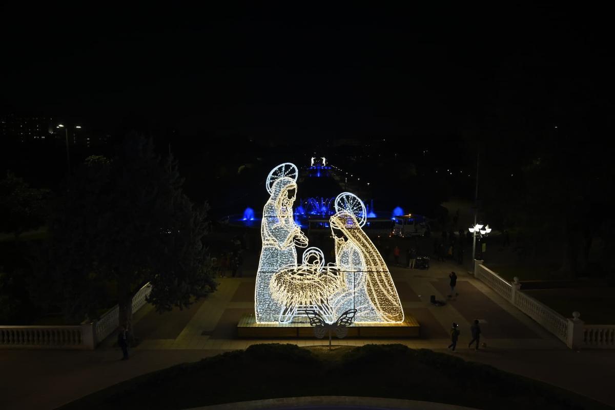 El nuevo Belén Gigante del Parque Grande de Zaragoza