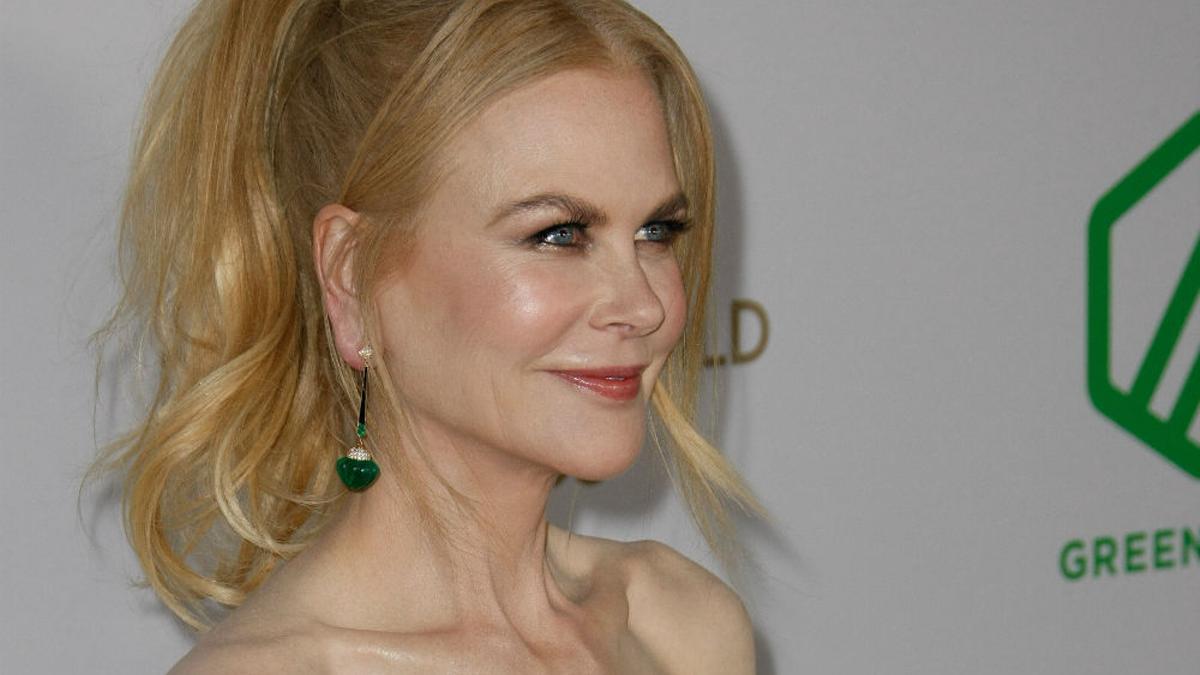 Nicole Kidman con coleta alta