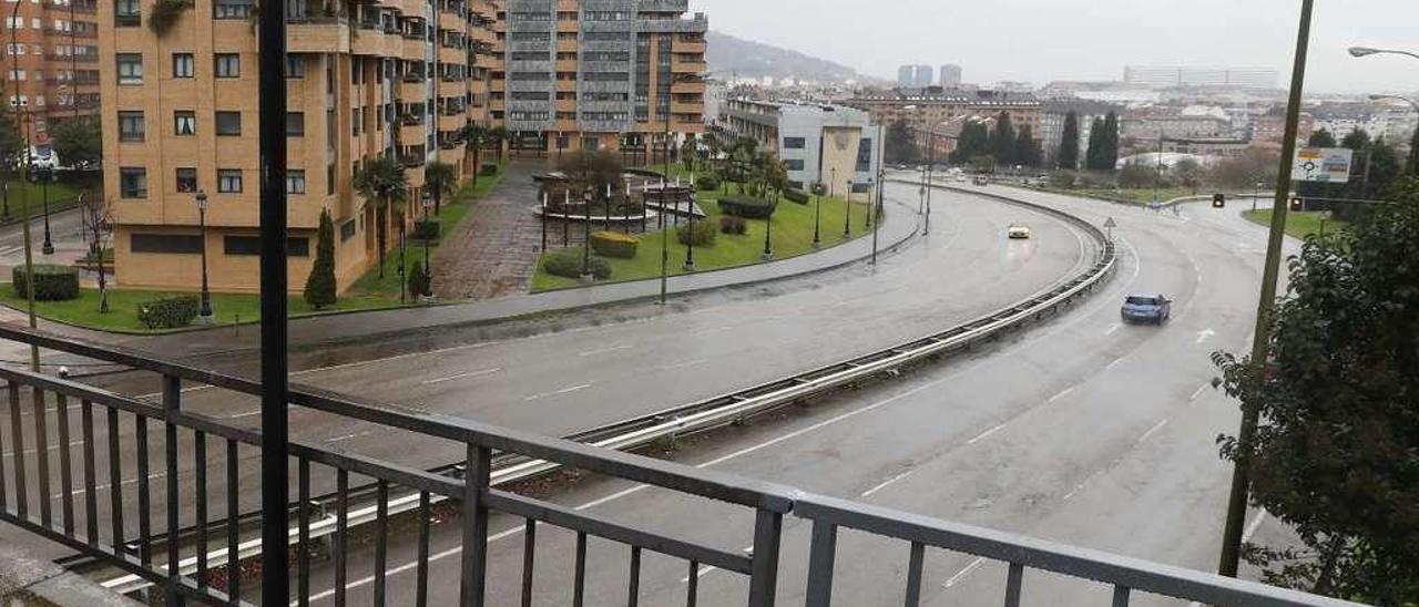 La zona afectada por la segunda fase de las obras en la Ronda Sur.